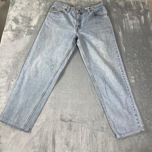 Levis 550 Vintage Jeans Womens 13 Relaxed Fit Tapered Leg Light Wash LNG Canada